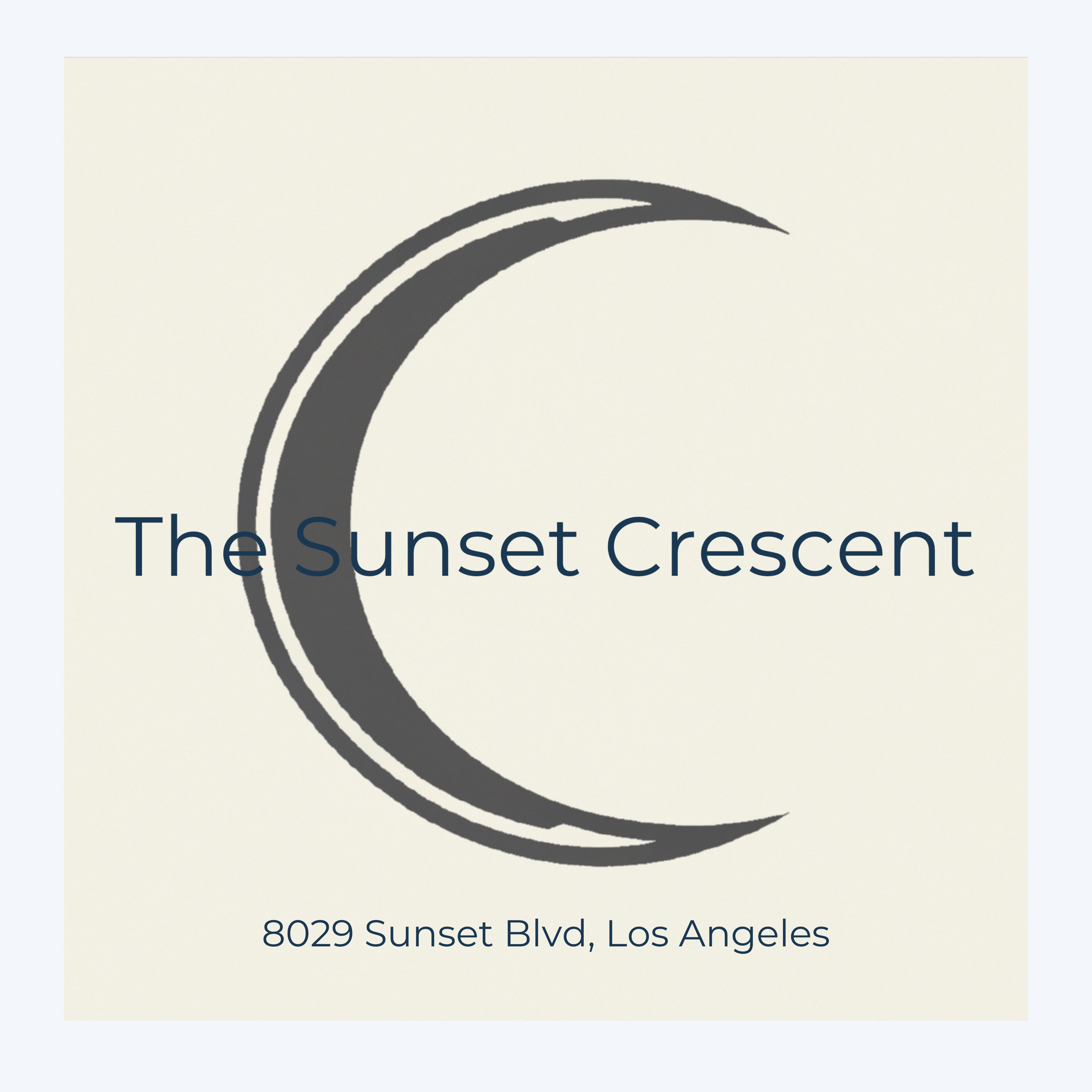 The Sunset Crescent Logo